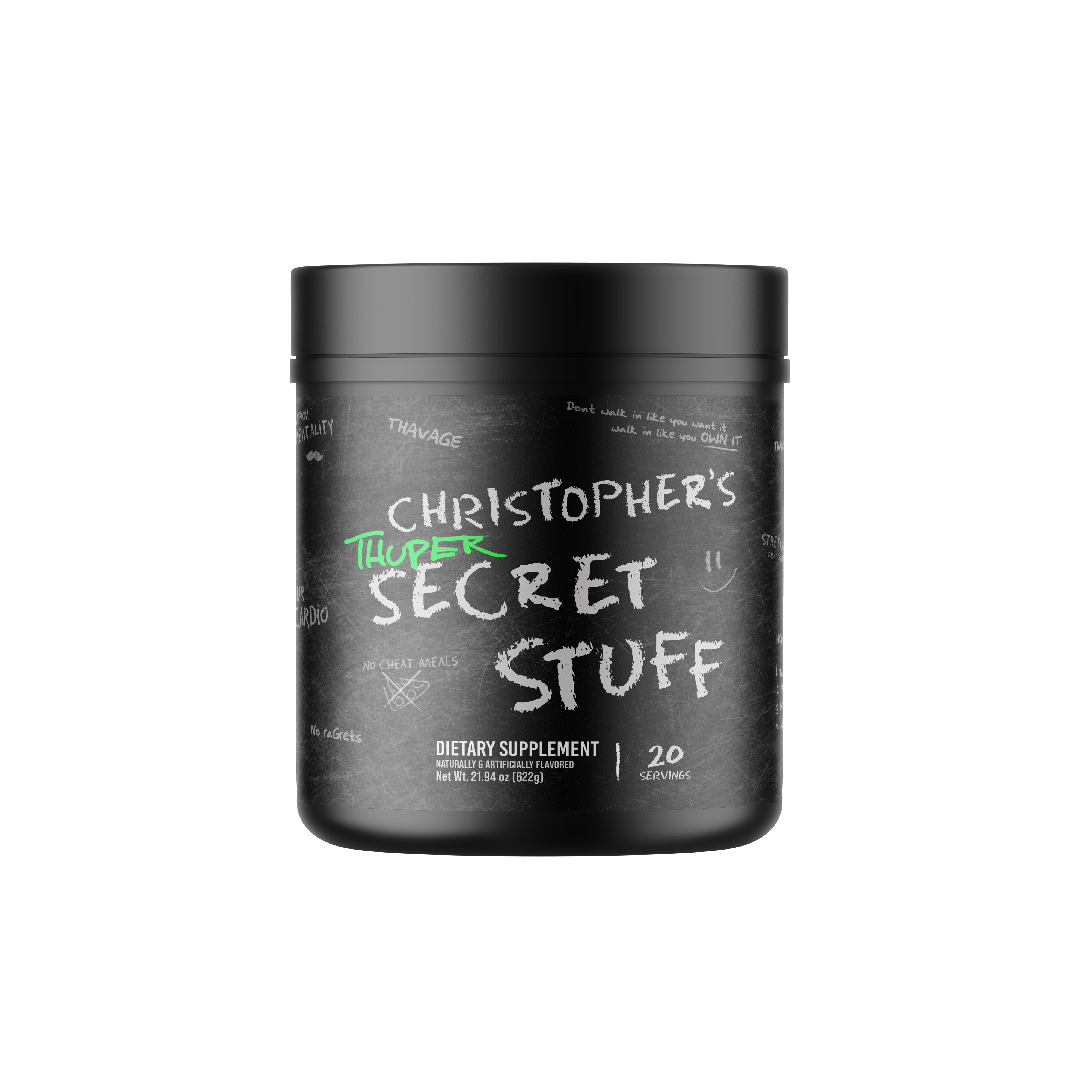 Christopher's Thuper Secret Thavage Pre-Workout - Get Raw Nutrition