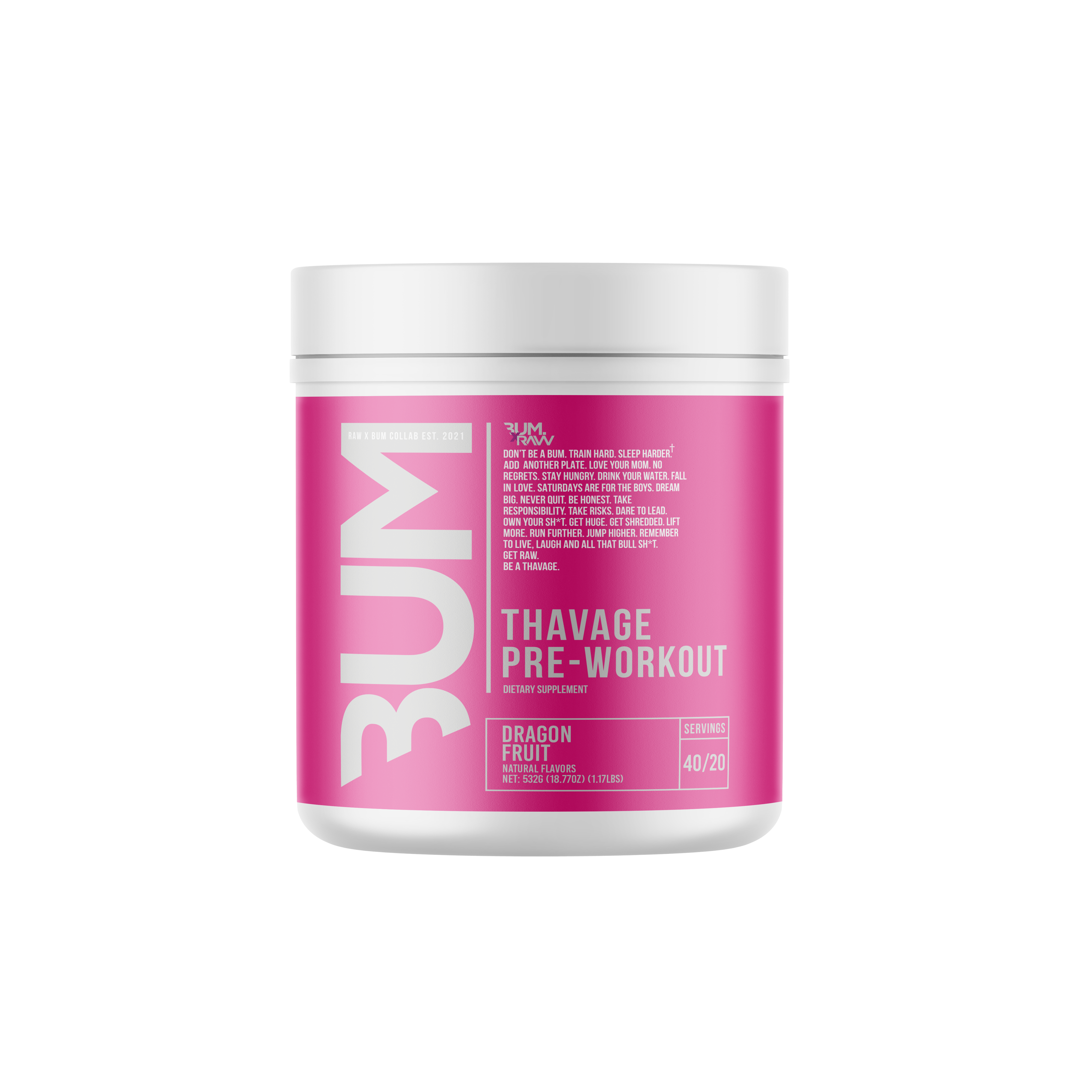 Thavage Pre-Workout - Get Raw Nutrition