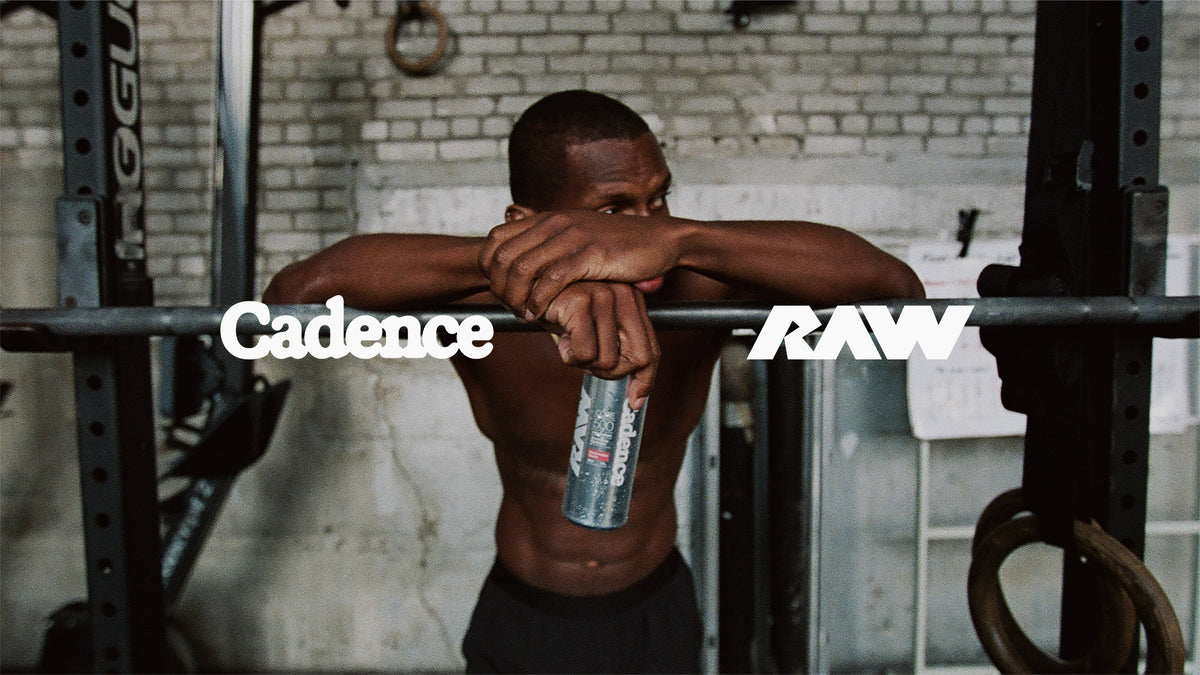 RAW and Cadence collab electrolyte drink
