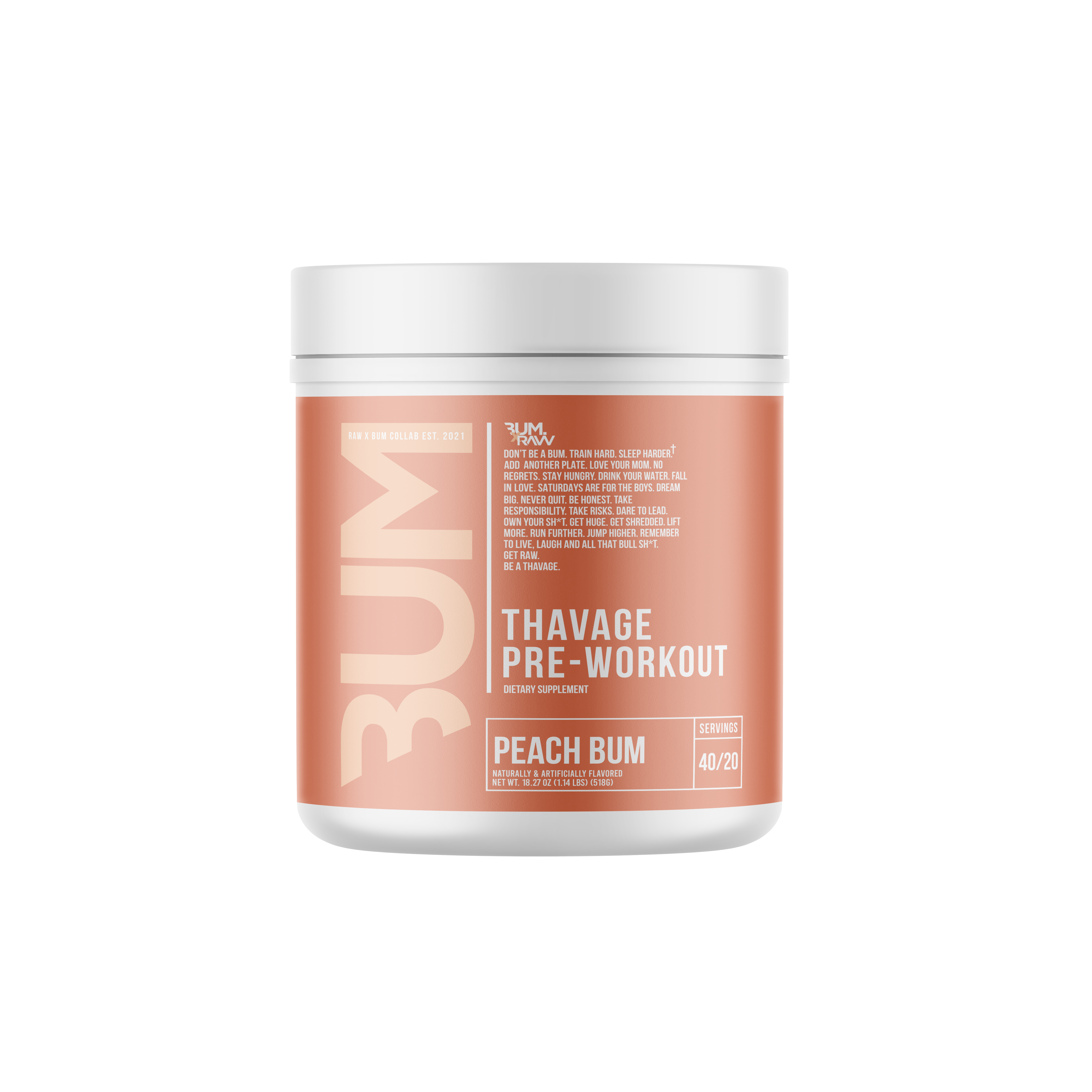 Thavage Pre-Workout - Get Raw Nutrition